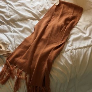 Rust colored scarf